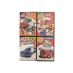Vintage All About Boats Ships Cars Fire Engines Garbage Trucks Construction DVD
